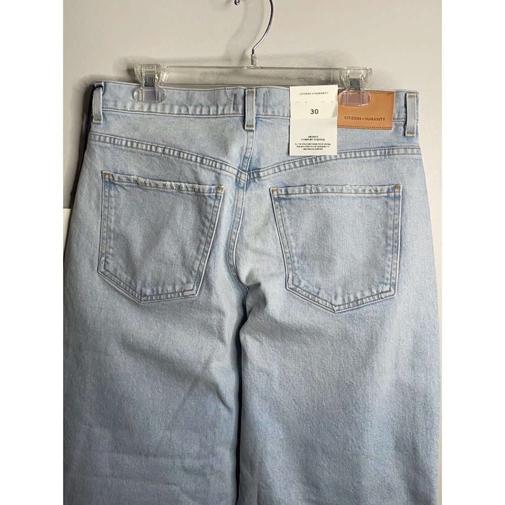 CITIZENS OF HUMANITY CALISTA Exposed Zip Fly Curve Jean in SPRITZER Size 30 NWT - Picture 7 of 9